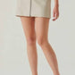 Astr - Tracy Faux Leather Zip Skirt