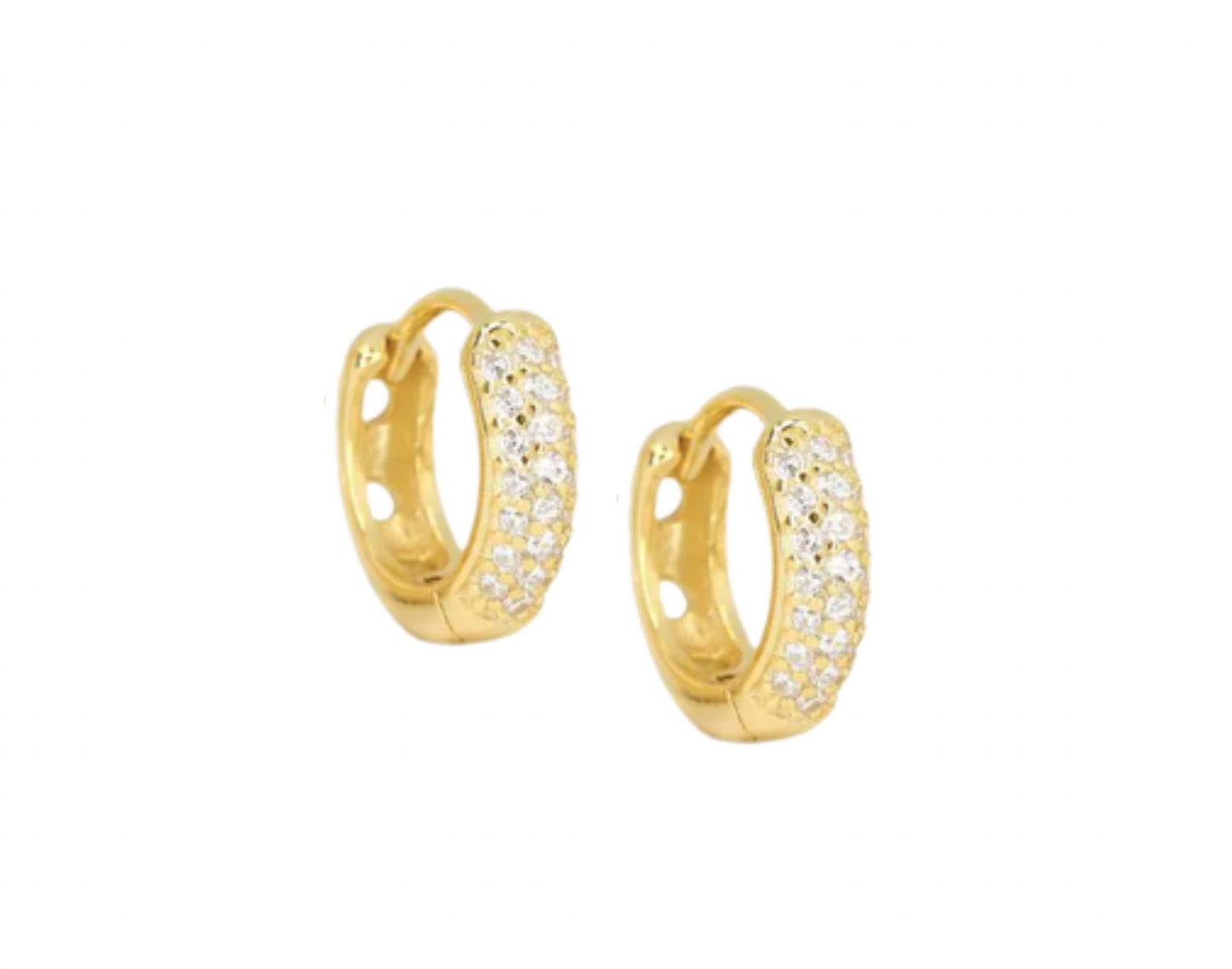 Livie Jewelry - Aria Huggie Hoop Earrings