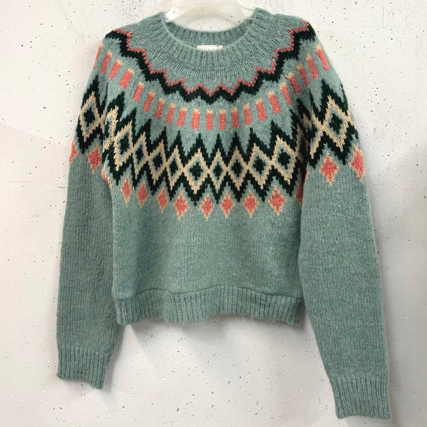 Love Daisy - Women's Fair Isle Print Sweater