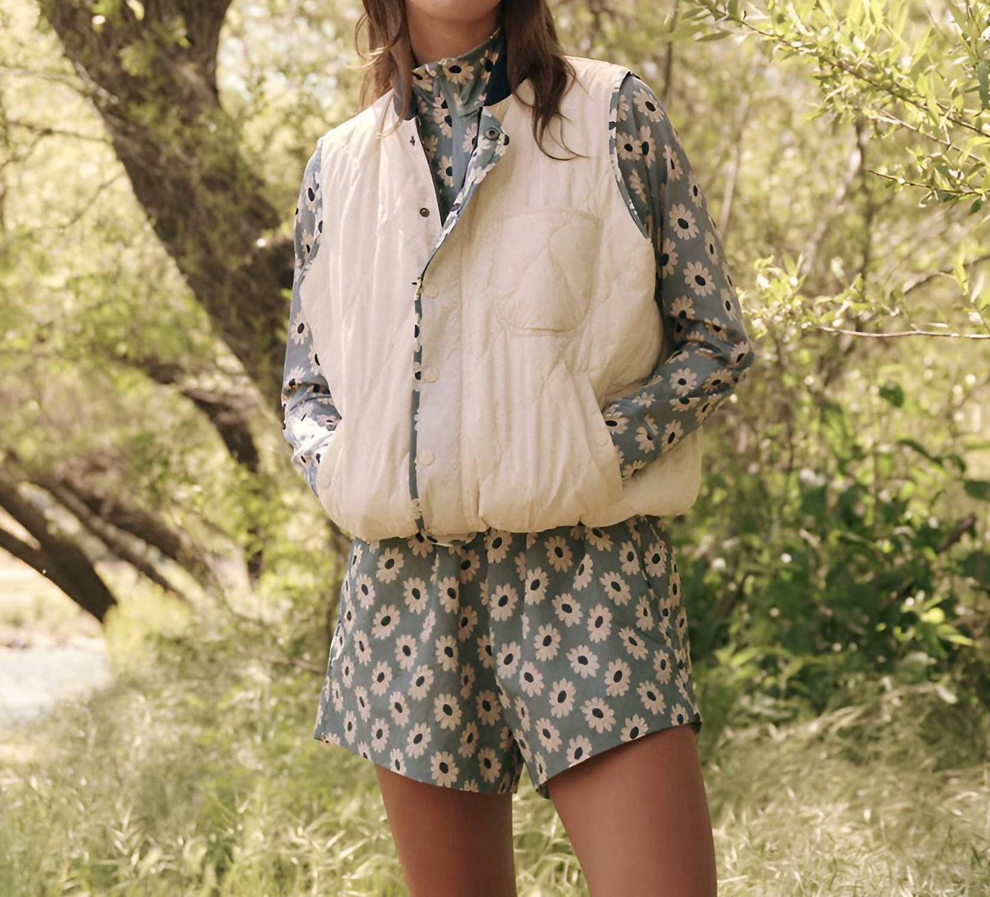 The Great. - Reversible Down Vest