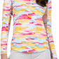 Ibkul - Mock Zip Neck Top - Jesse