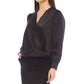 Karen Kane - Drape Front Satin Top