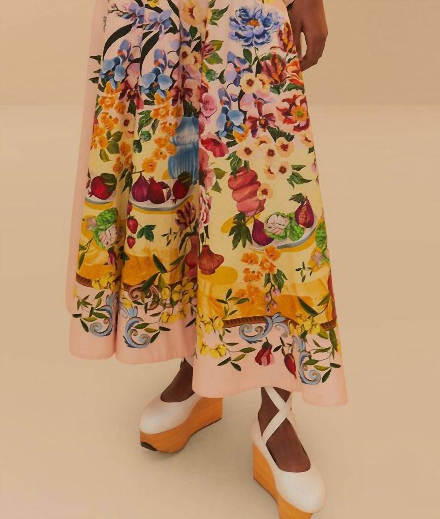 Farm Rio - Garden Terrace Midi Skirt