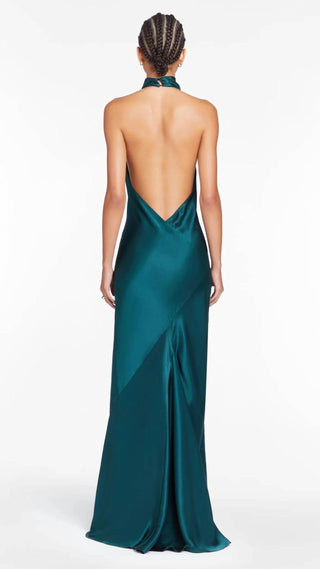 Amanda Uprichard - Rainier Cowl Halter Gown