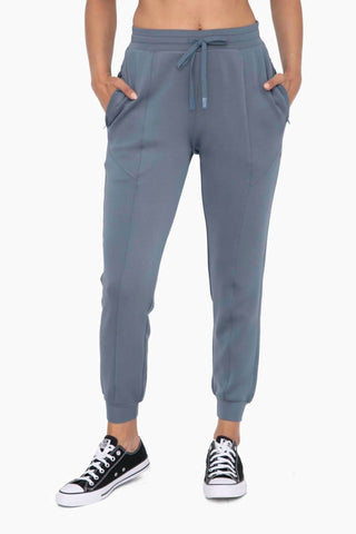 Mono B - Cuffed High Waisted Joggers