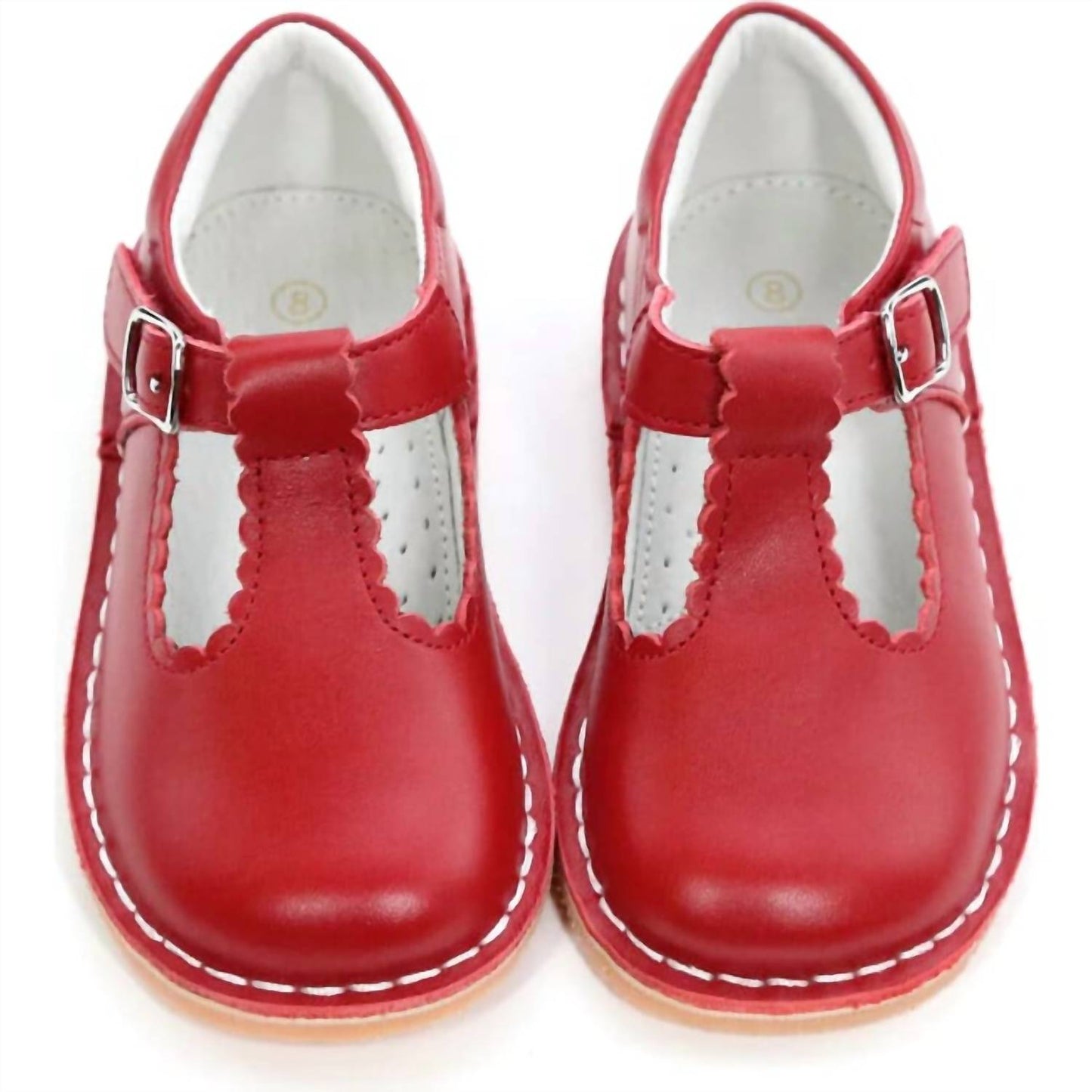 L'Amour - Baby Girl Selina Scalloped Mary Jane Shoe