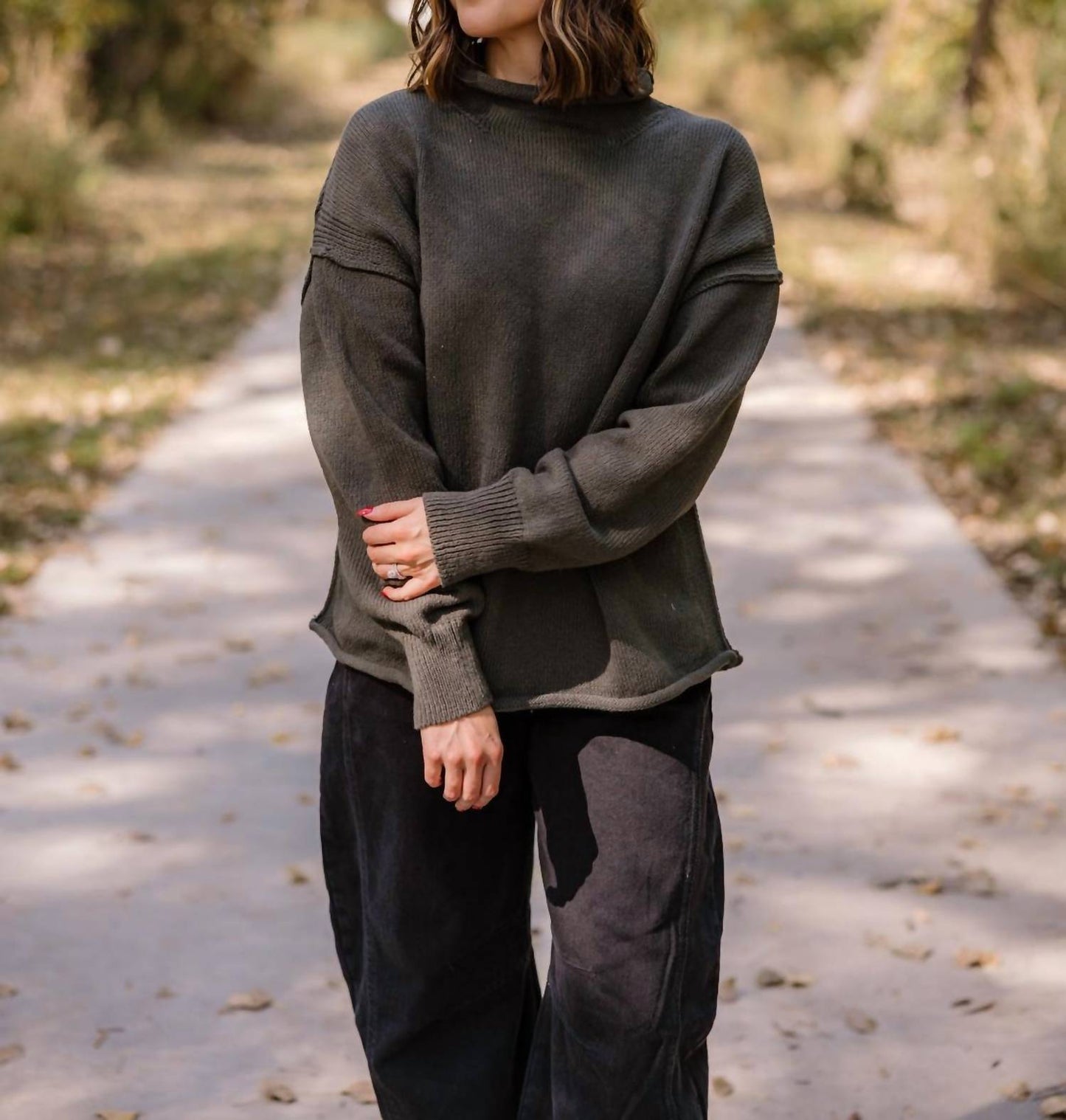 Free People - Torres Roll Neck Sweater