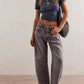 Free People - Good Luck Mid Rise Barrel Jeans