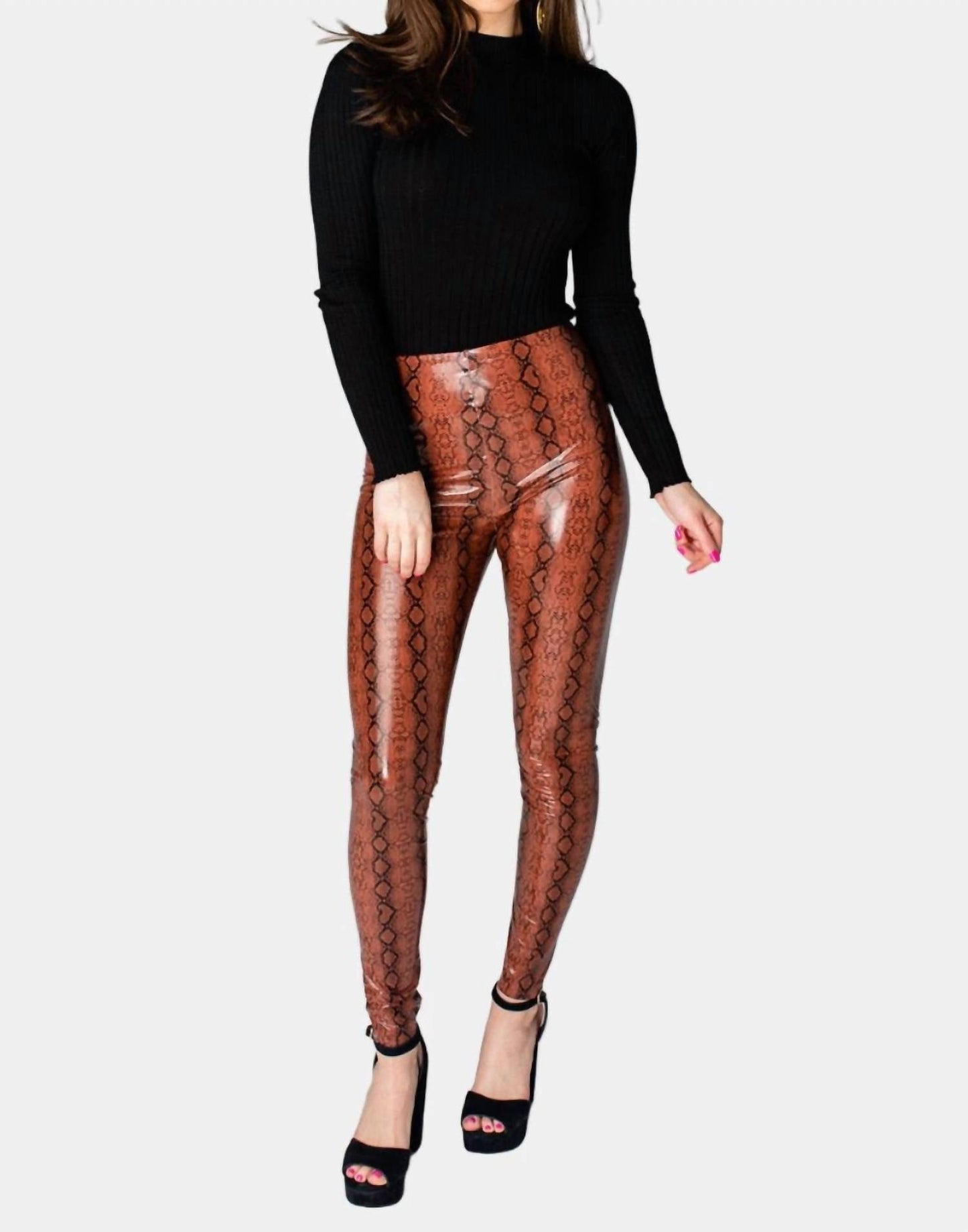 Buddylove - Mila Patent Vegan Leather Legging