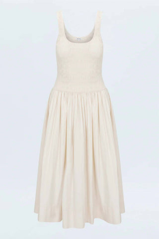 Pistola - Alessia Smocked Drop Waist Midi Dress