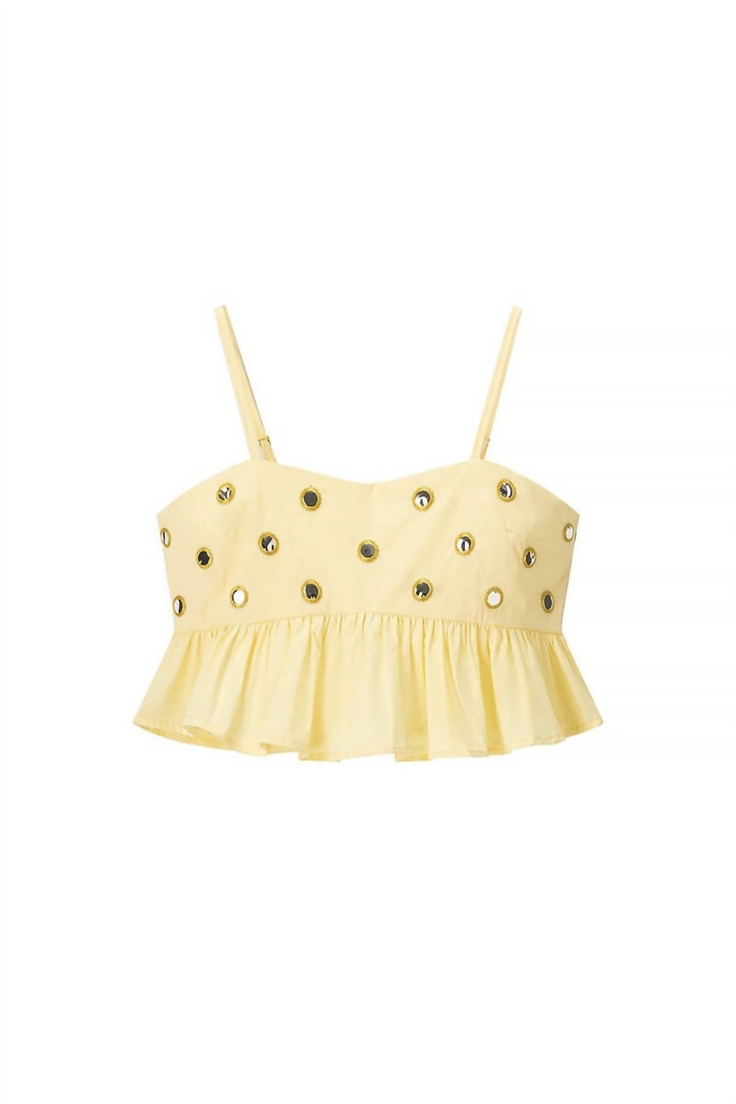 1 Fashion - Eyelet Top & Skirt Set