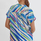 Entro - Tiger V-Neck Top
