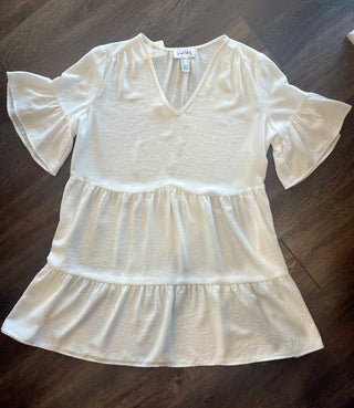 Joseph Ribkoff - Ruffled Trapeze Tunic