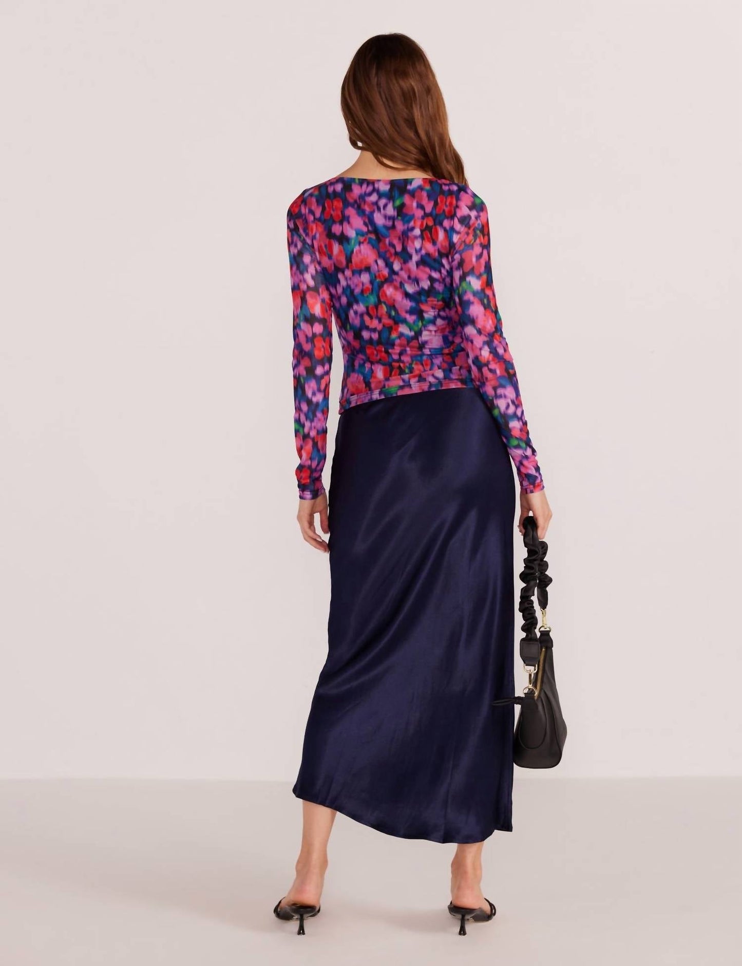 Minkpink - Calista Ruched Mesh Top