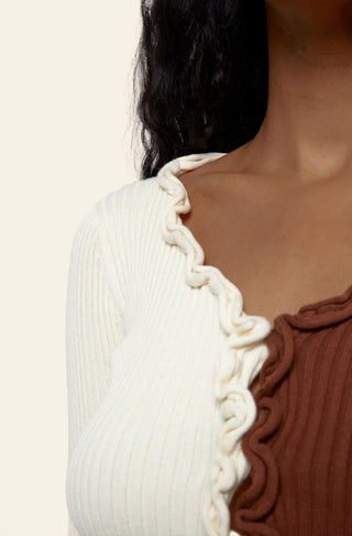Find Me Now - Charlie Ruffle Knit Top
