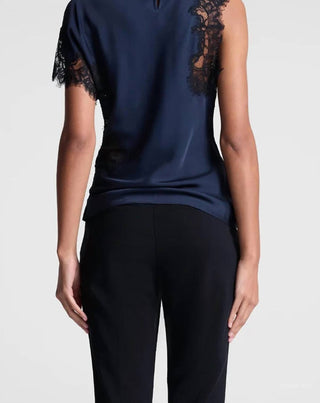 A.L.C. - Alessia Satin Lace Top