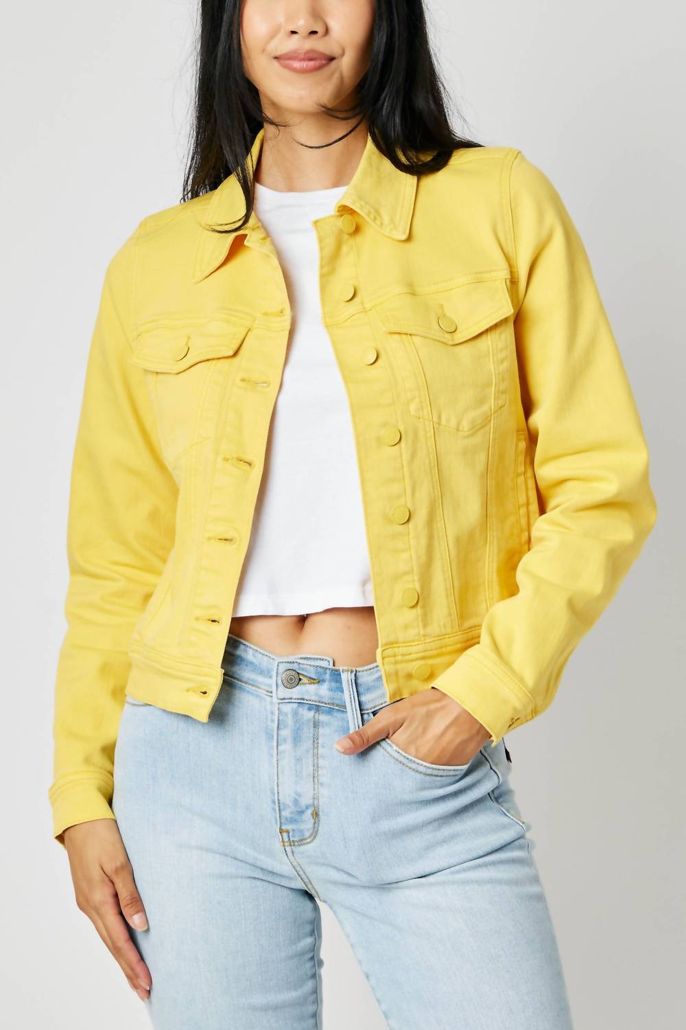 Judy Blue - Colored Denim Jacke