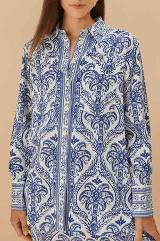 Farm Rio - Tropical Cameo Pajama Shirt