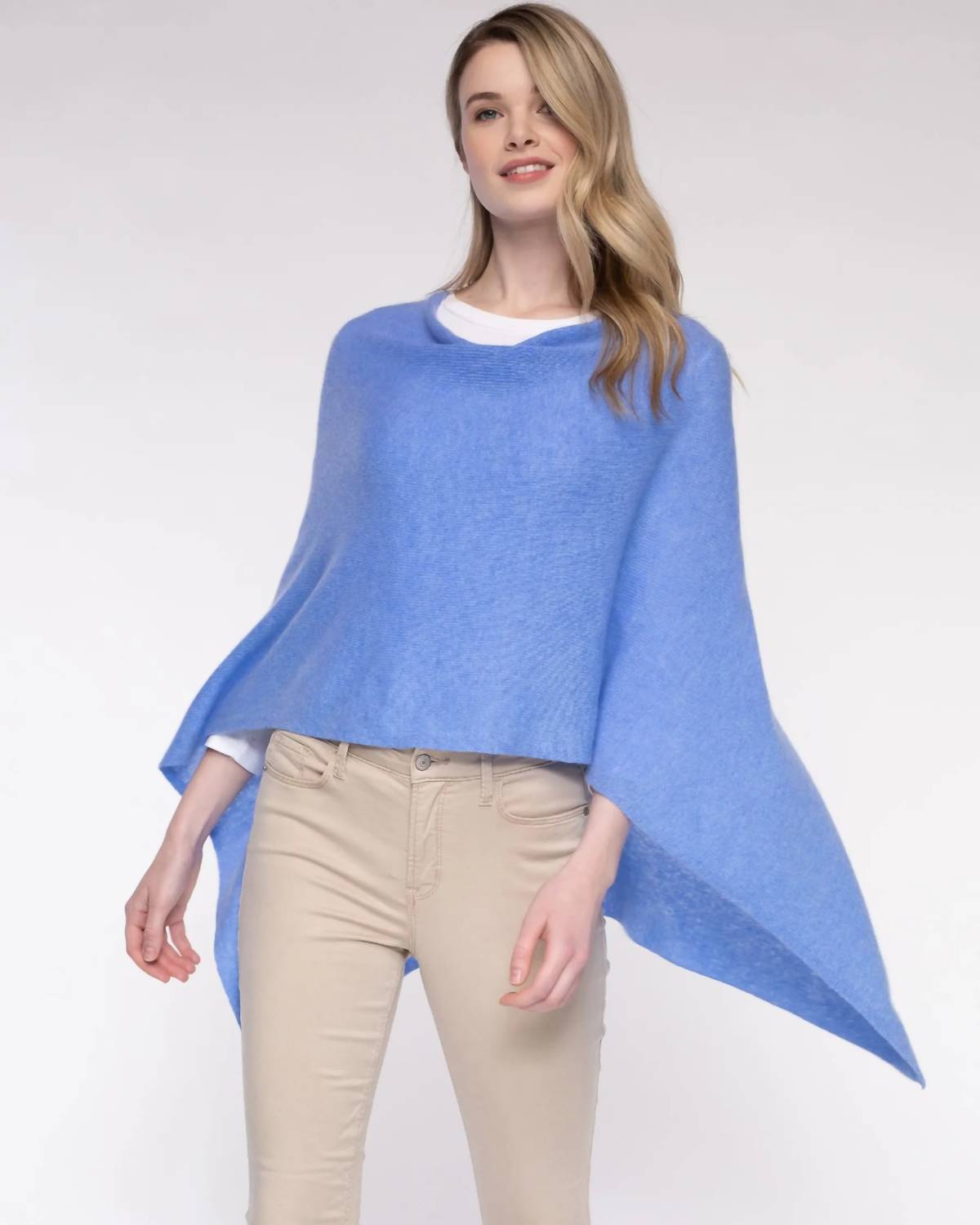 Alashan Cashmere - Draped Dress Topper Poncho