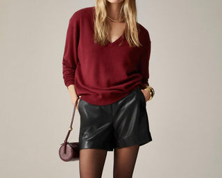 J.Crew - Cashmere Relaxed V Neck Sweater