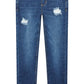 Joe's Kids' The Olivia Distressed Skinny Jeans in Faded Night, Size 14
