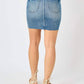 Judy Blue - Fray Hem Distressed Jean Skirt