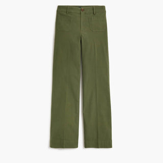 J.Crew - Lizzie High-rise Patch-pocket Wide-leg Pant - Petite