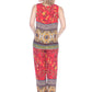 Paparazzi - Rayon Border Print Scoop Neck Tank