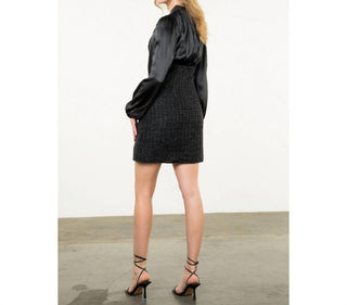Thml - Long Sleeve Tweed Dress