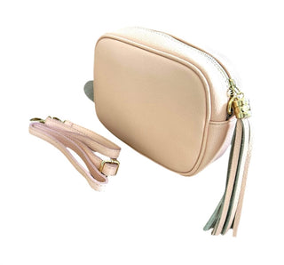 Cadenza Italy - Women's Leather Camera Style Crossbody Bag