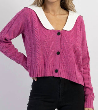 &Merci - HARPER SCALLOPED COLLAR SWEATER
