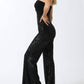 Aakaa - Isabelle Sequin Pants Detail Jumpsuit