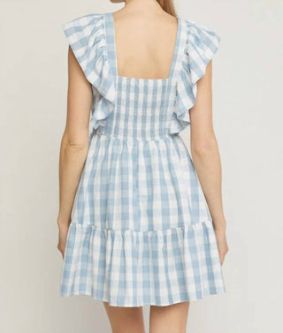 Entro - Gingham Dress