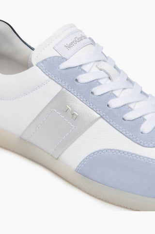 Nerogiardini - Women's Mixed Leather Low-top Tennis Sneakers