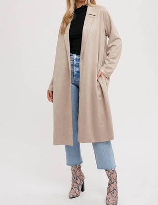 Bluivy - Brittney Faux Suede Coat