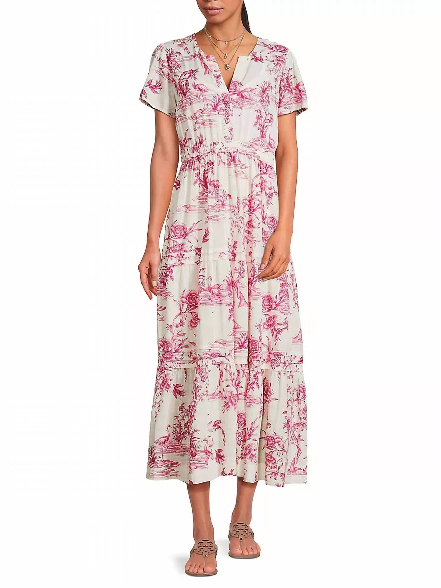 Johnny Was - Pintuck Tiered Dress