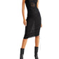 Free People - Corset Convertible Mesh Bodycon Dress