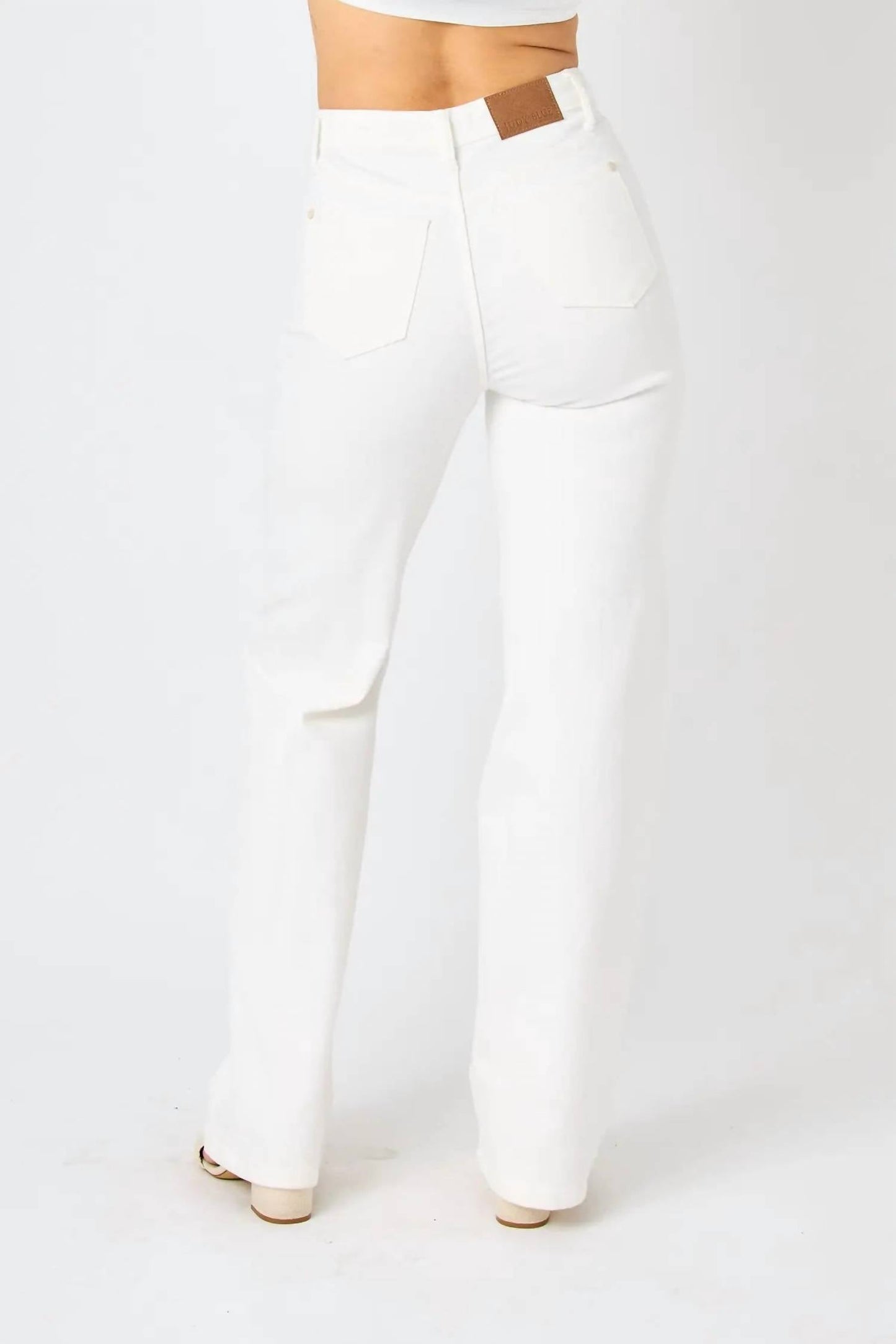 Judy Blue - Braided Waist Band Wide Leg Jean