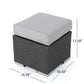 Santa Rosa Outdoor Lounge Ottoman