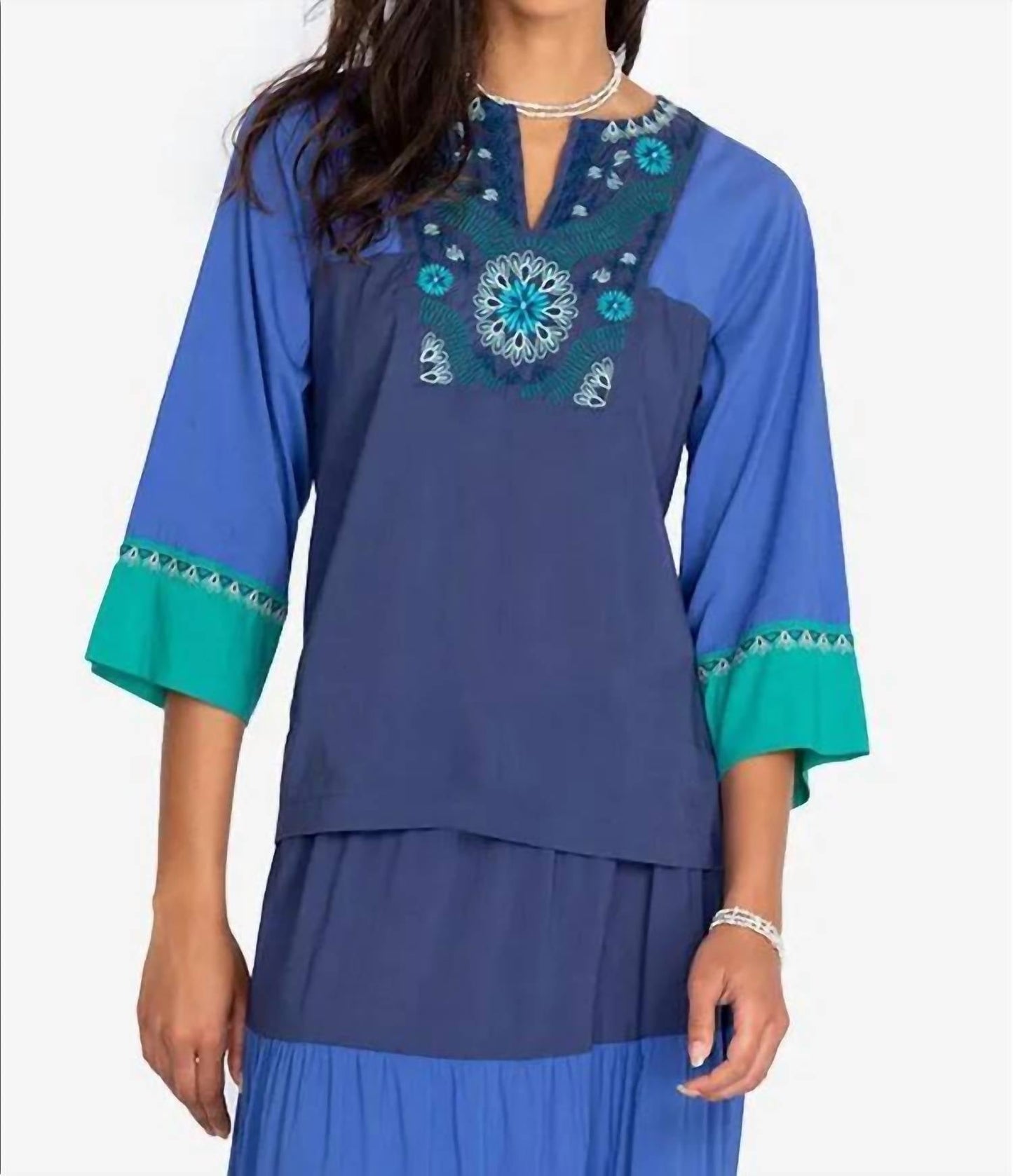 Johnny Was - Zaida Color Block Top