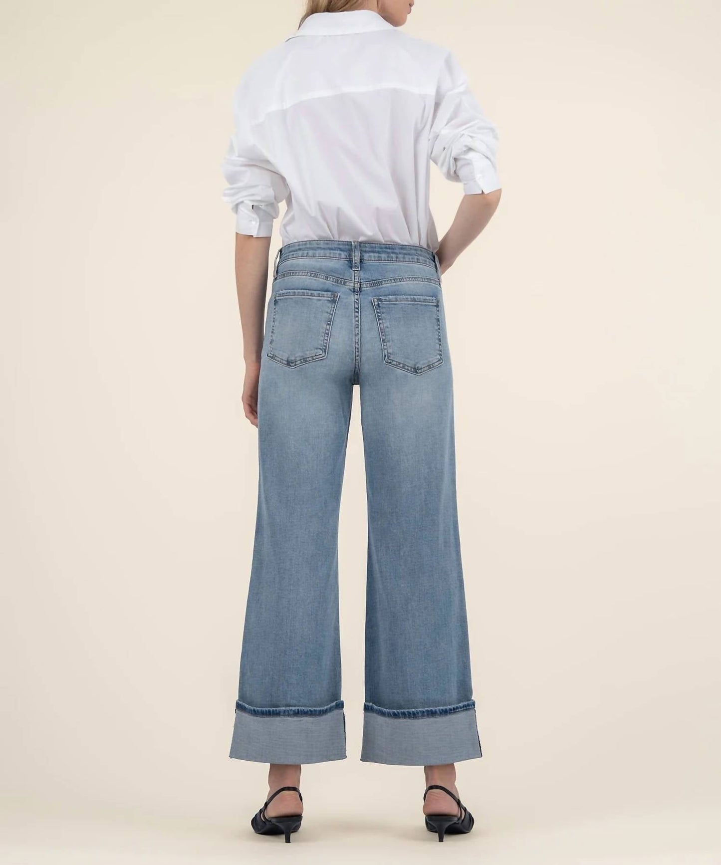 Kut From The Kloth - Meg High Rise Fab Ab Wide Leg Jean