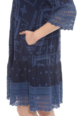 Johnny Was - ELIYEN DRESS (SLIP) ELEFAN