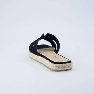 Cushionaire - Women’s Avocado Espadrille Slide Sandal