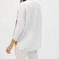 Joseph Ribkoff - Abstract 3/4 Length Sweater