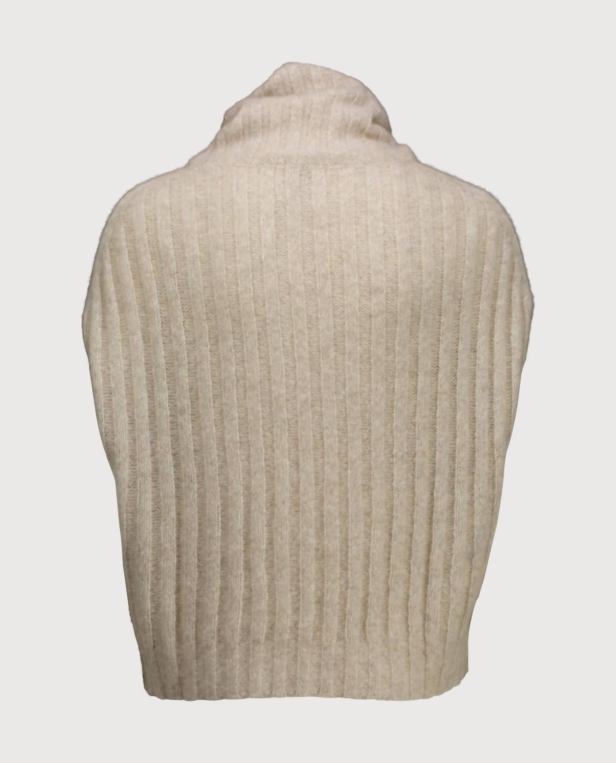 Allude - Ribbed Turtleneck Vest