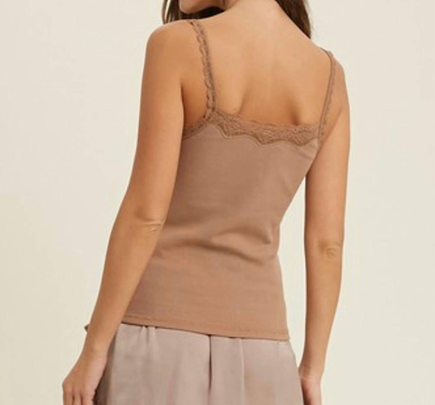Wishlist - Ribbed Knit Sweetheart Cami