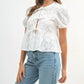 Daisy - Claire Babydoll Front Tie Top
