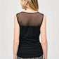 Joseph Ribkoff - Mesh Sleeveless Top