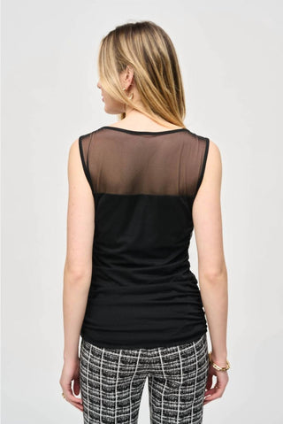 Joseph Ribkoff - Mesh Sleeveless Top