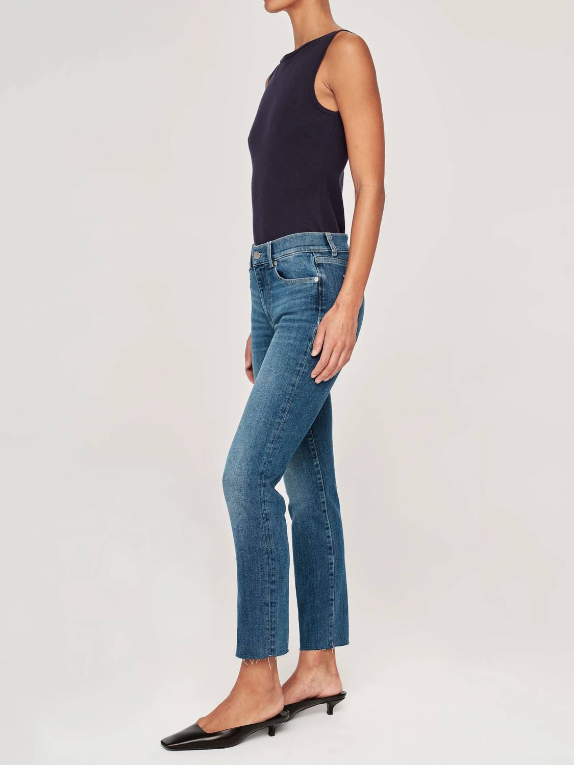 Dl1961 - Women'S - Mara Straight Mid Rise Ankle Jean